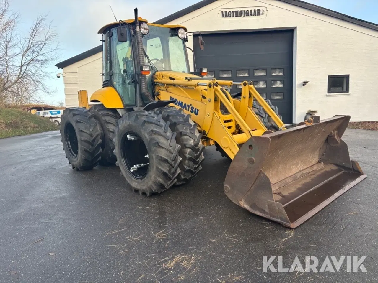 Billede 7 - Rendegraver Komatsi WB97S-5 med tvillingehjul og tilbehør