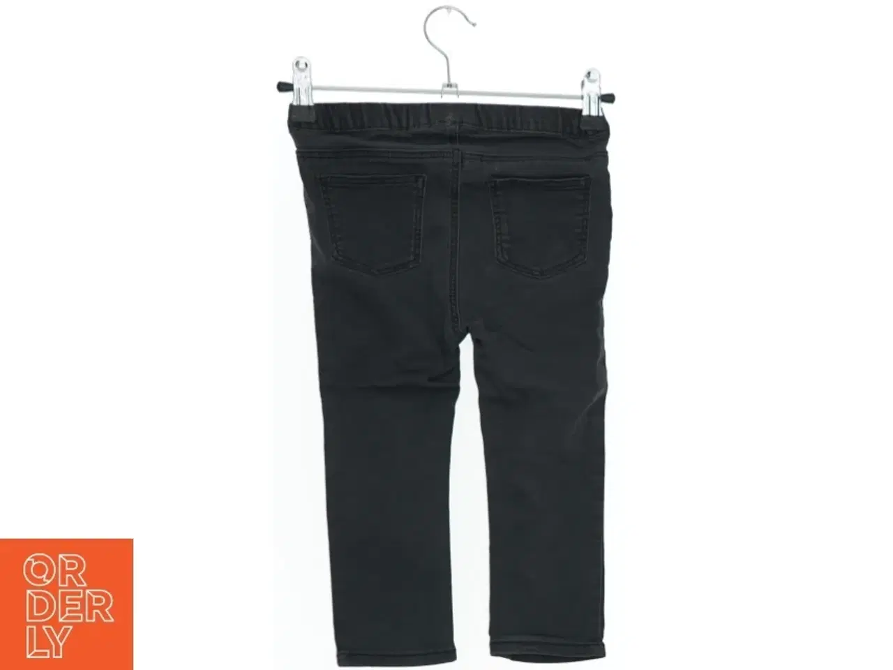 Billede 2 - Sorte stretch-jeans fra H&M (str. 92)