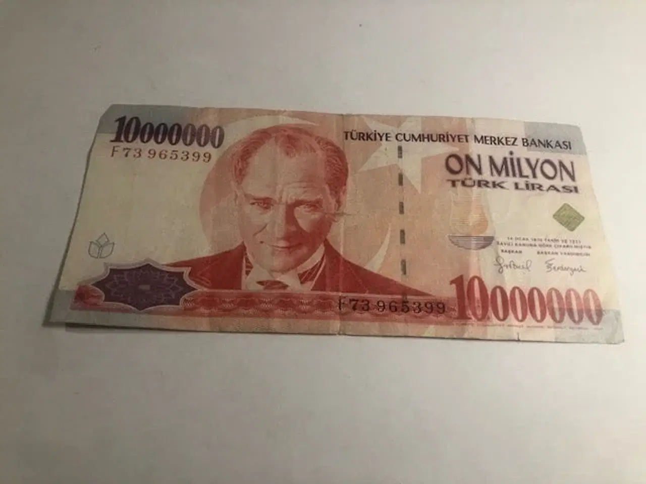 Billede 1 - 10.000.000 Turkey lira