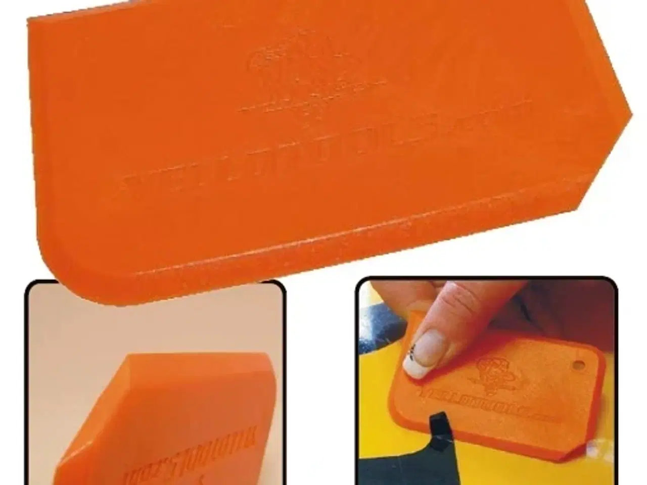 Billede 1 - 10 stk pk. YelloBlade plastmejsel skraber til afmontering af folie