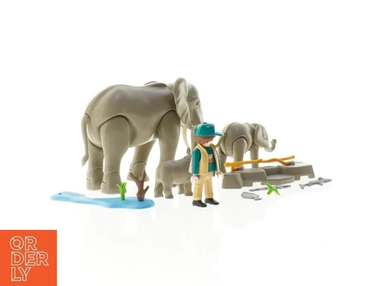 Billede 2 - Playmobil elefantfamilie og ranger fra Playmobil (str. Max 16 cm)