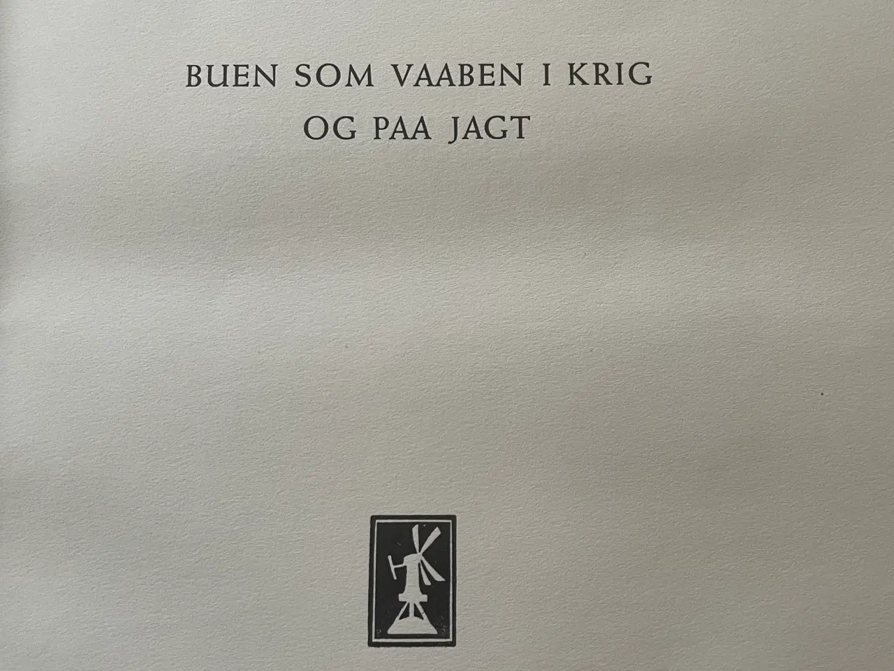 Billede 5 - Carl Dreyer med bue og pil