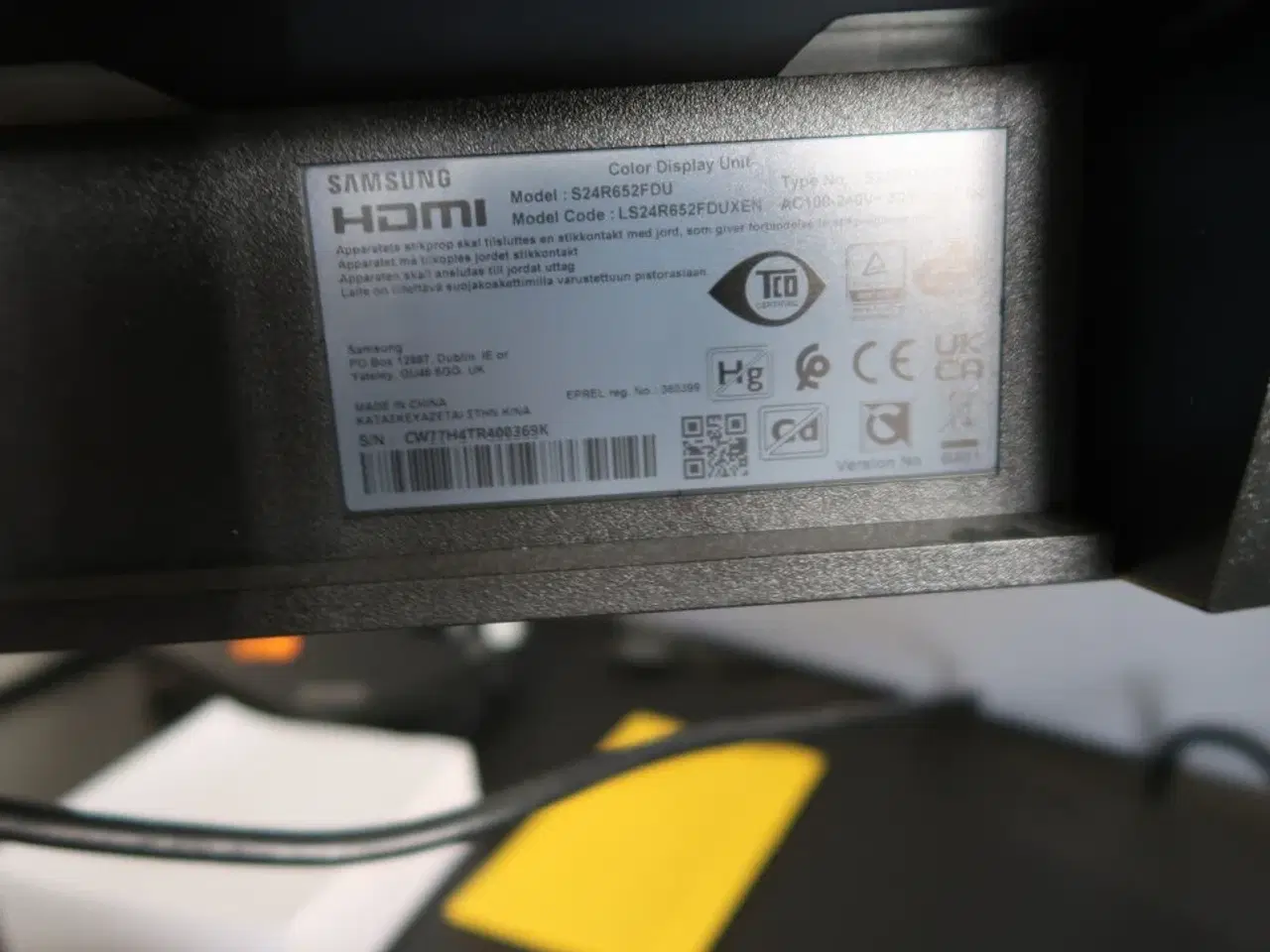 Billede 4 - 2 stk. computerskærme SAMSUNG S24R650FDU, dockingstation LENOVO Thinkpad, tastatur, mus