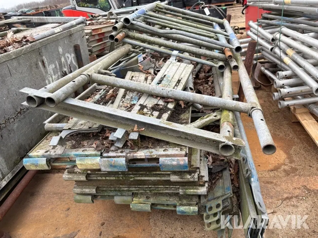 Billede 9 - Stillads Jumbo og andre rullestillads diverse andet 8 blandede paller samlet lot