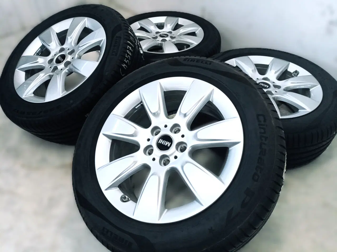 Billede 3 - 5x112 17" ET52 nav 66,6ø MINI sommersæt inkl.TPMS