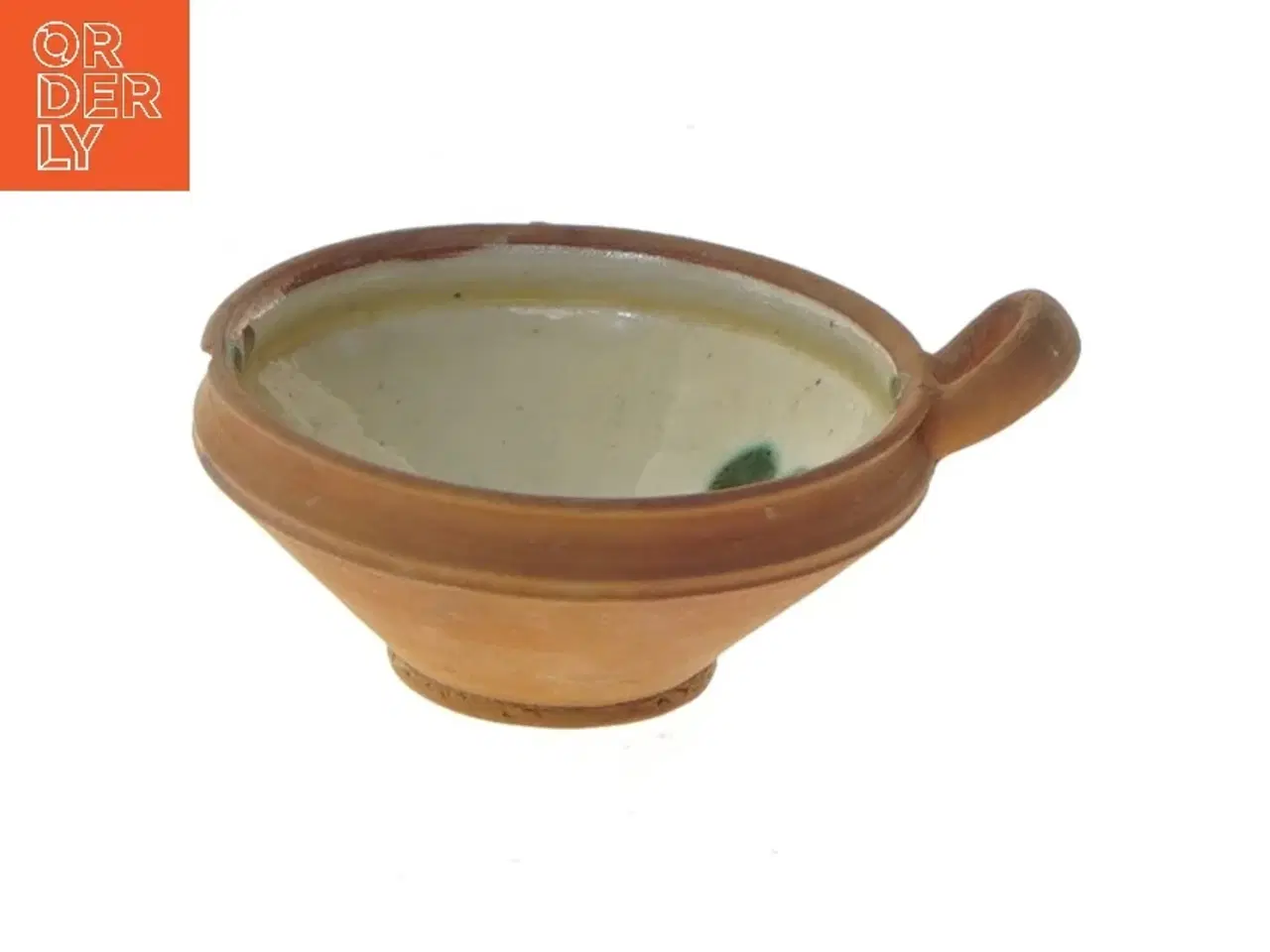 Billede 1 - Lille keramikskål med hank (str. 8,5x3 cm)