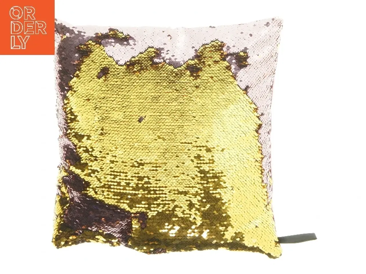 Billede 3 - Pude med skinnende pallietter (str. 36x36 cm)