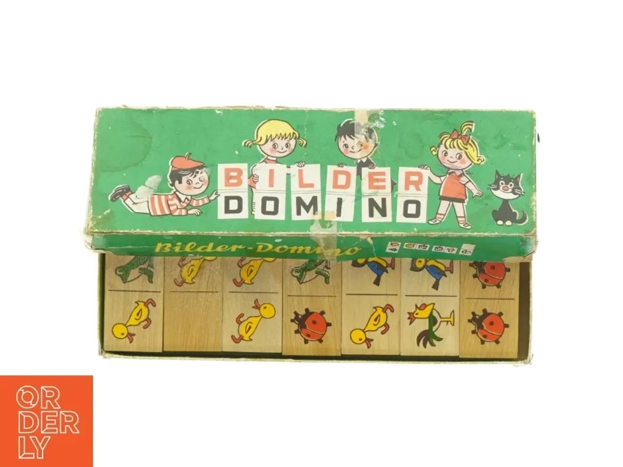 Billede 1 - Billed-Domino Spil (str. 25 x 8,5 cm)