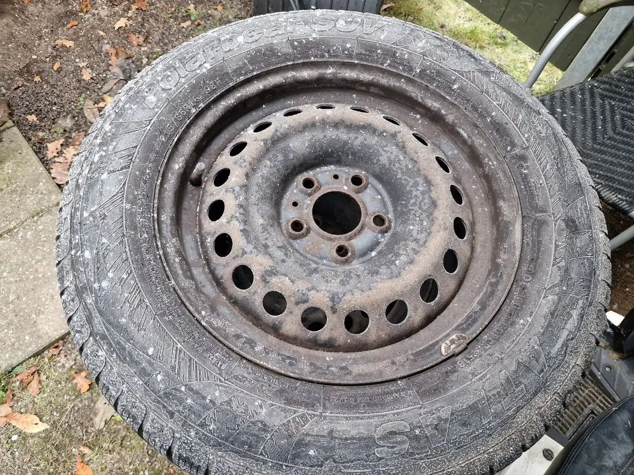 Billede 2 - Stålfælge, 16", med vinterdæk