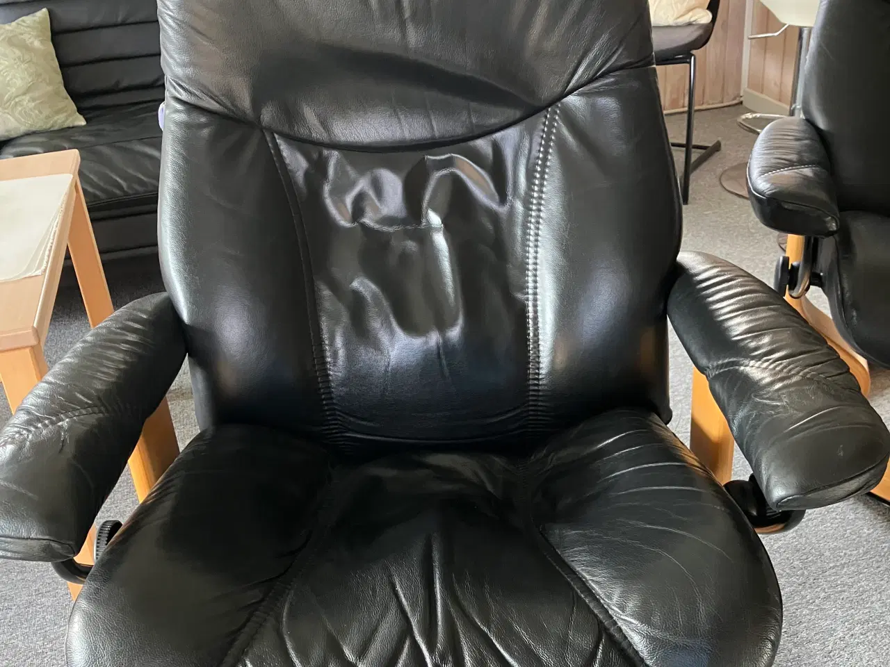 Billede 3 - Lænestole Stressless i sort skind