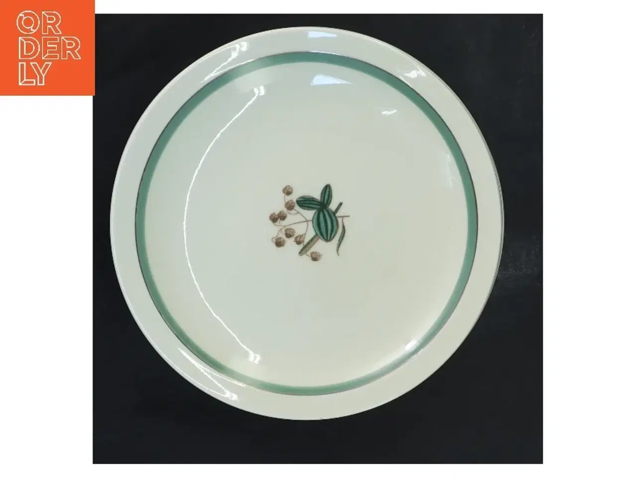 Billede 2 - 6 frokost tallerkener, Hjertegræs, Royal Copenhagen (str. 6 stk Ø 17,5 cm) fra Royal Copenhagen