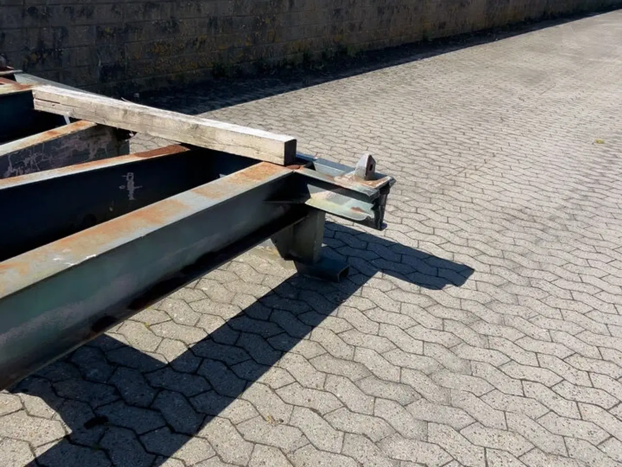 Billede 2 - Pladslad/vogn til container