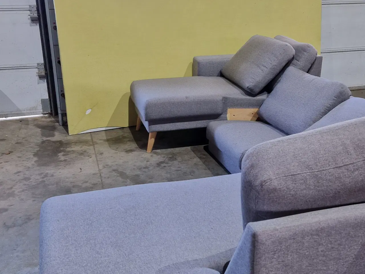 Billede 2 - Grå U sofa med chaiselong