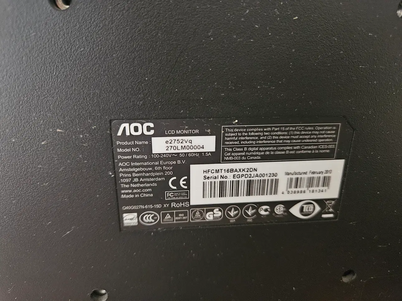 Billede 3 - Aoc skærm