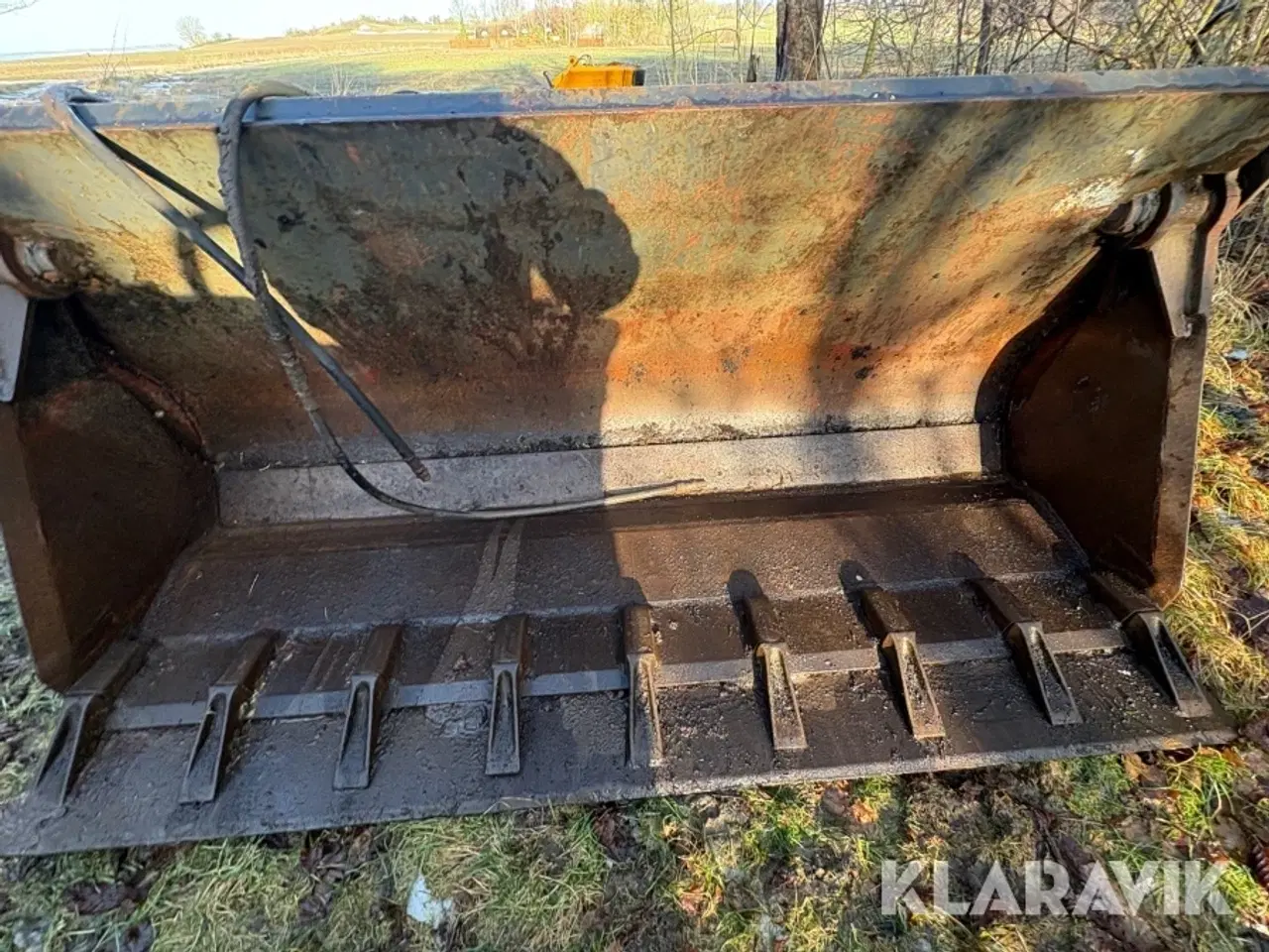 Billede 9 - Skovl med frisk skær passer til gravmaaskine 2.5 meter