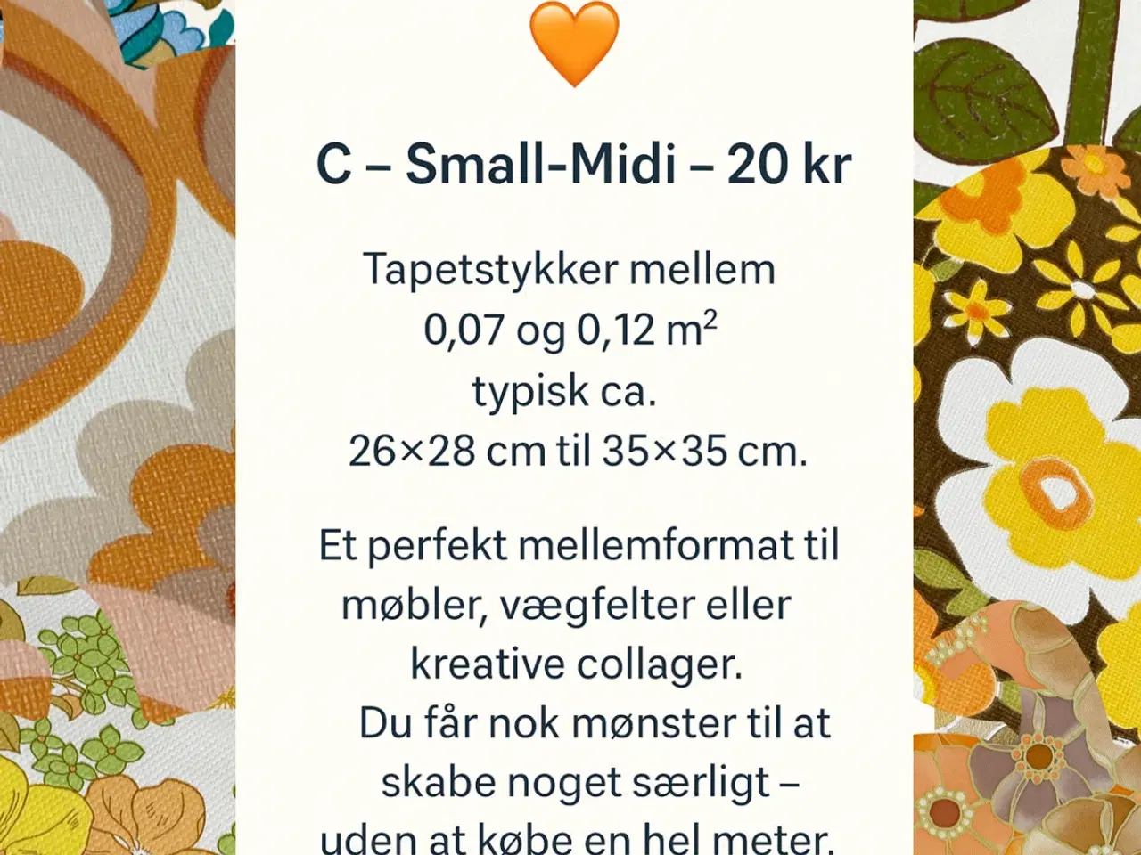 Billede 9 - Originalt retro tapet fra 70’erne