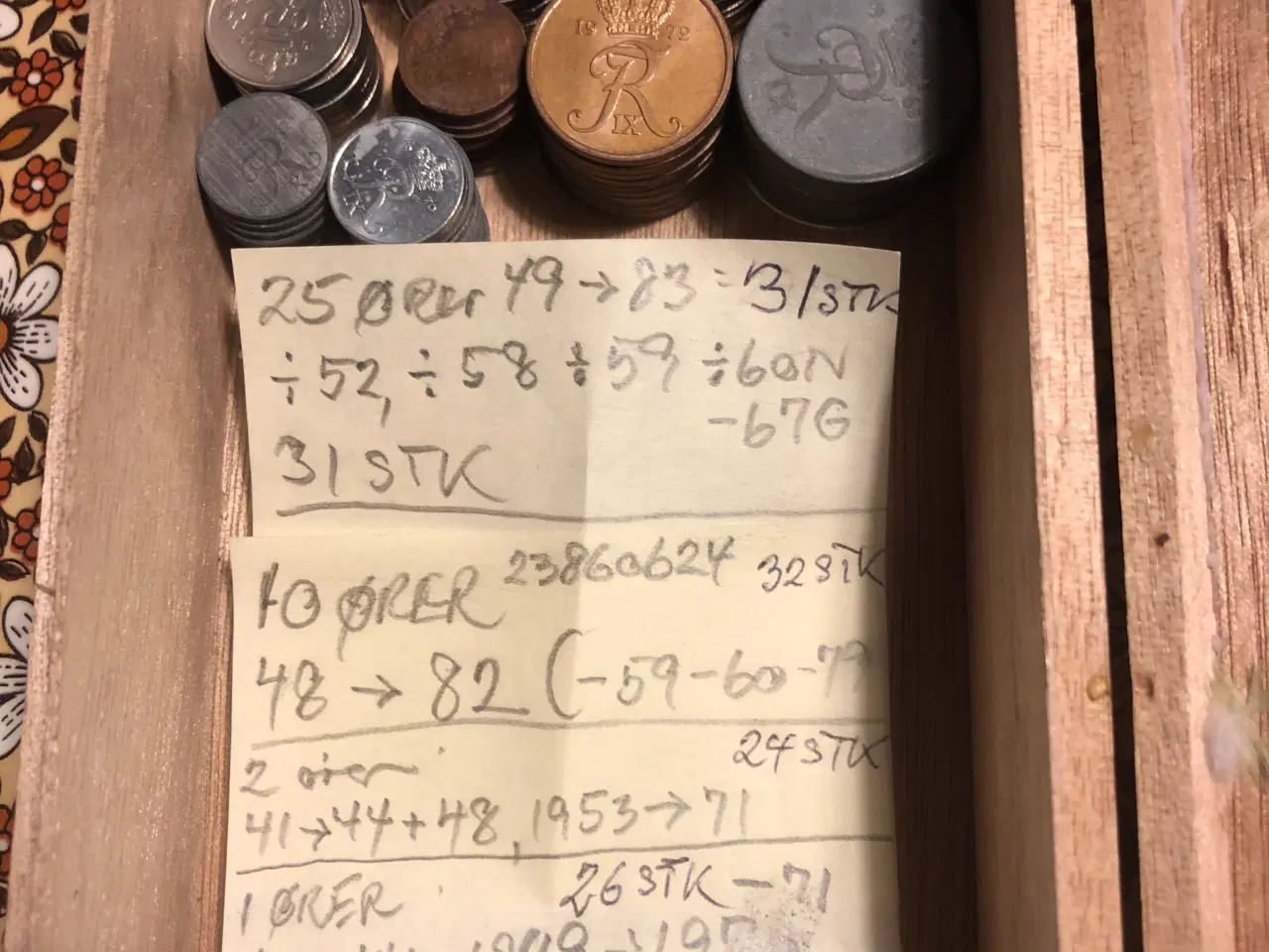 Billede 1 - møntsamling