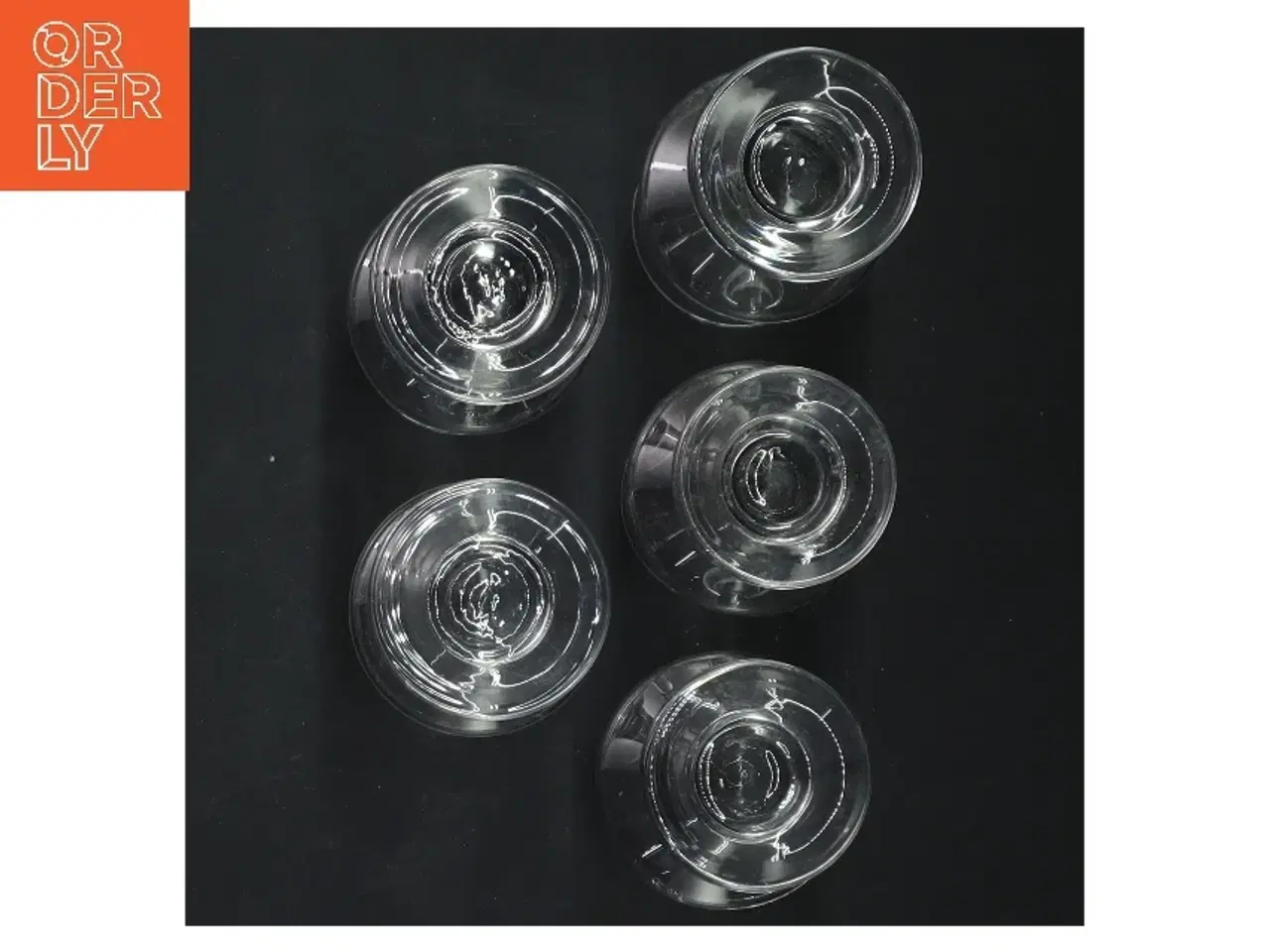 Billede 3 - Skibsglas fra holmegaard Glas på fod, 5 styk (str. 5 styk, 9 cm)