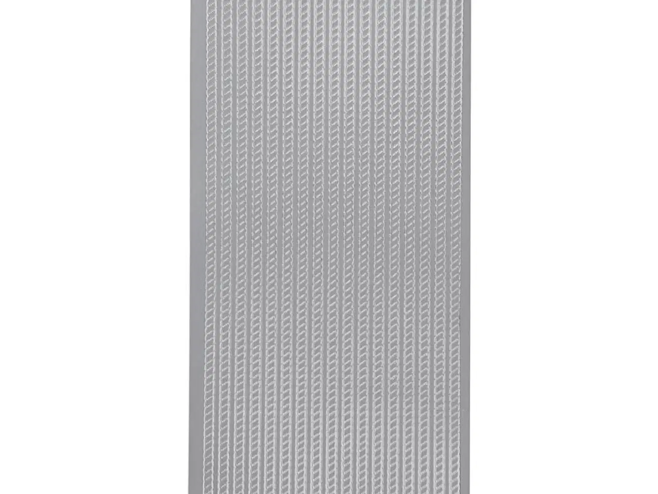 Billede 1 - Sølv Border Stickers 10x23 cm - Elegant Dekoration