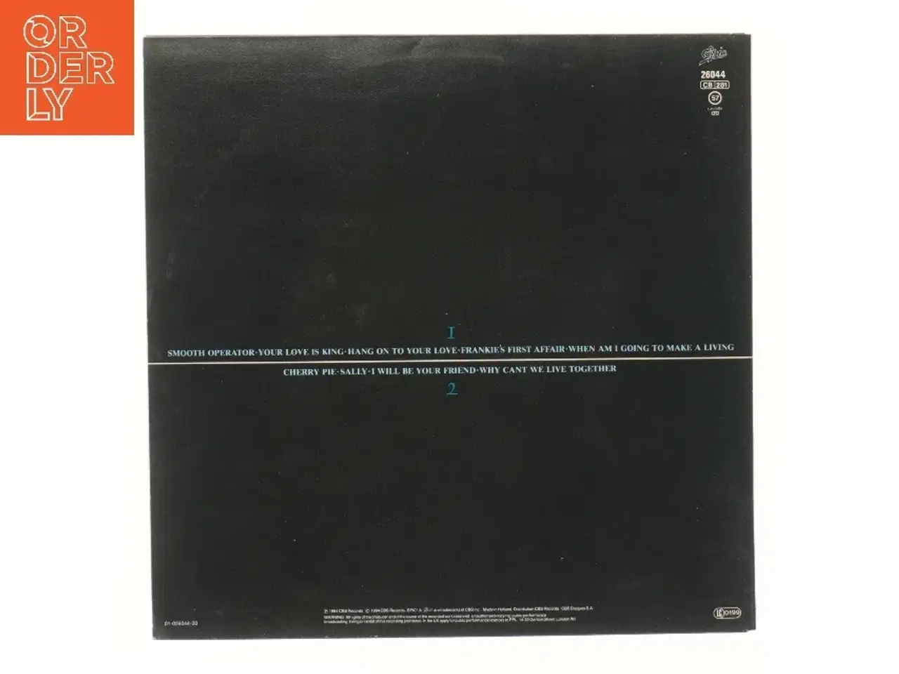 Billede 2 - Sade Diamond Life LP fra Sade