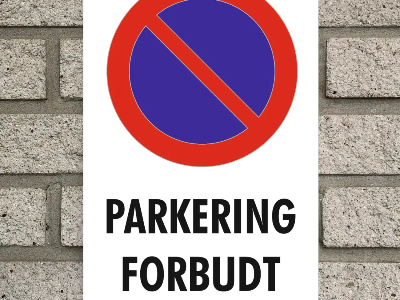 Billede 4 - Skilte: Blind vej, Privat område, Parkering forbud