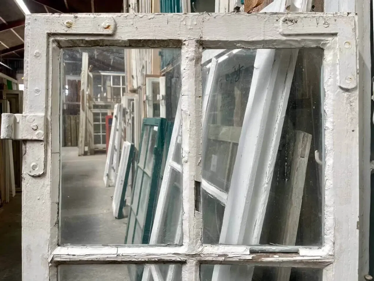 Billede 5 - Klassisk 6-ruders vinduesramme m. blæst glas