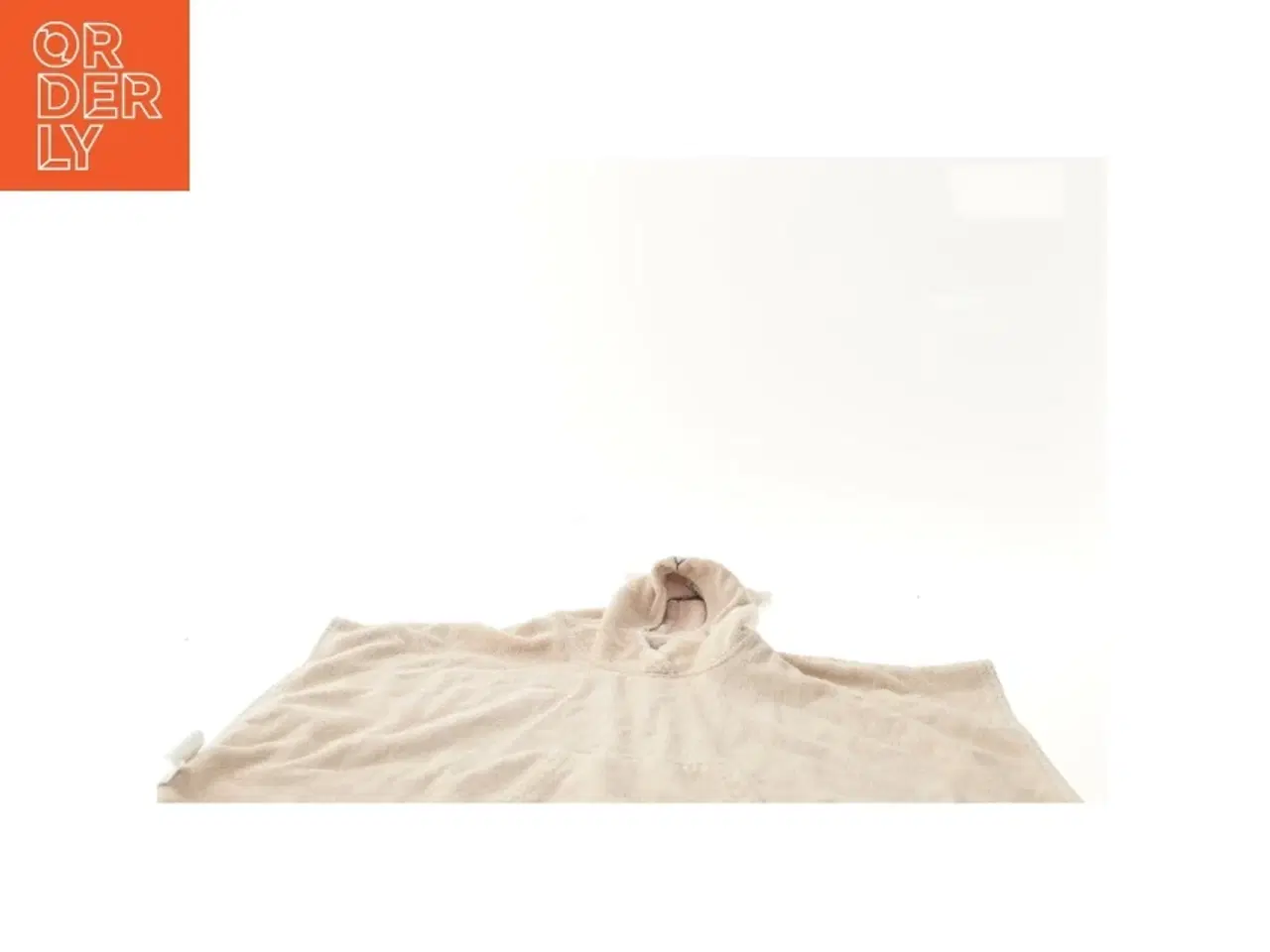 Billede 3 - Børneponcho med hætte og ører (str. 70x53 cm)