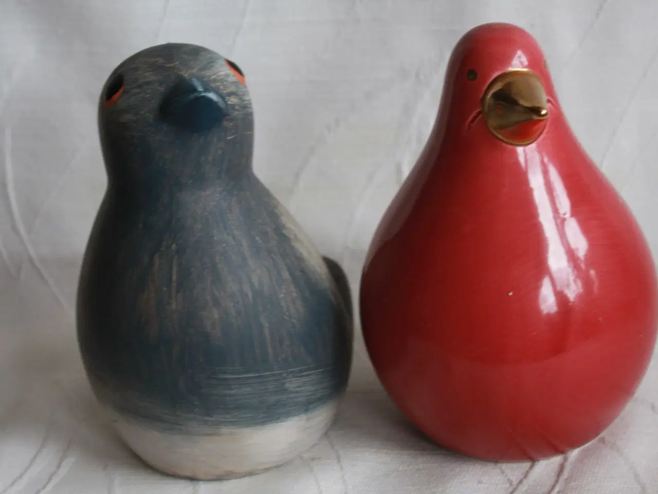 Billede 1 - 2 fugle af keramik