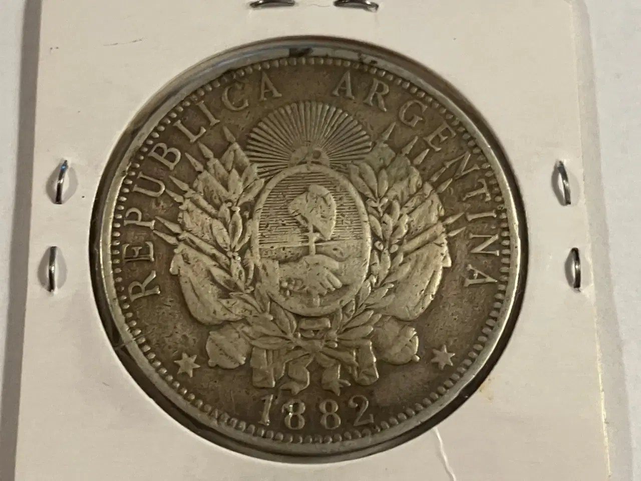 Billede 1 - 1 peso 1882 Argentina