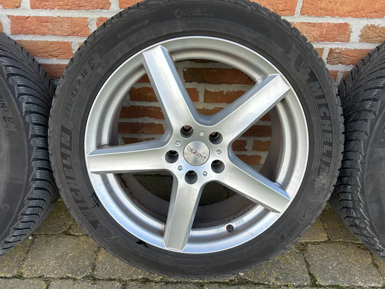 Billede 5 - NY PRIS -18” vinteralu Michelin Alpin til ex Cupra