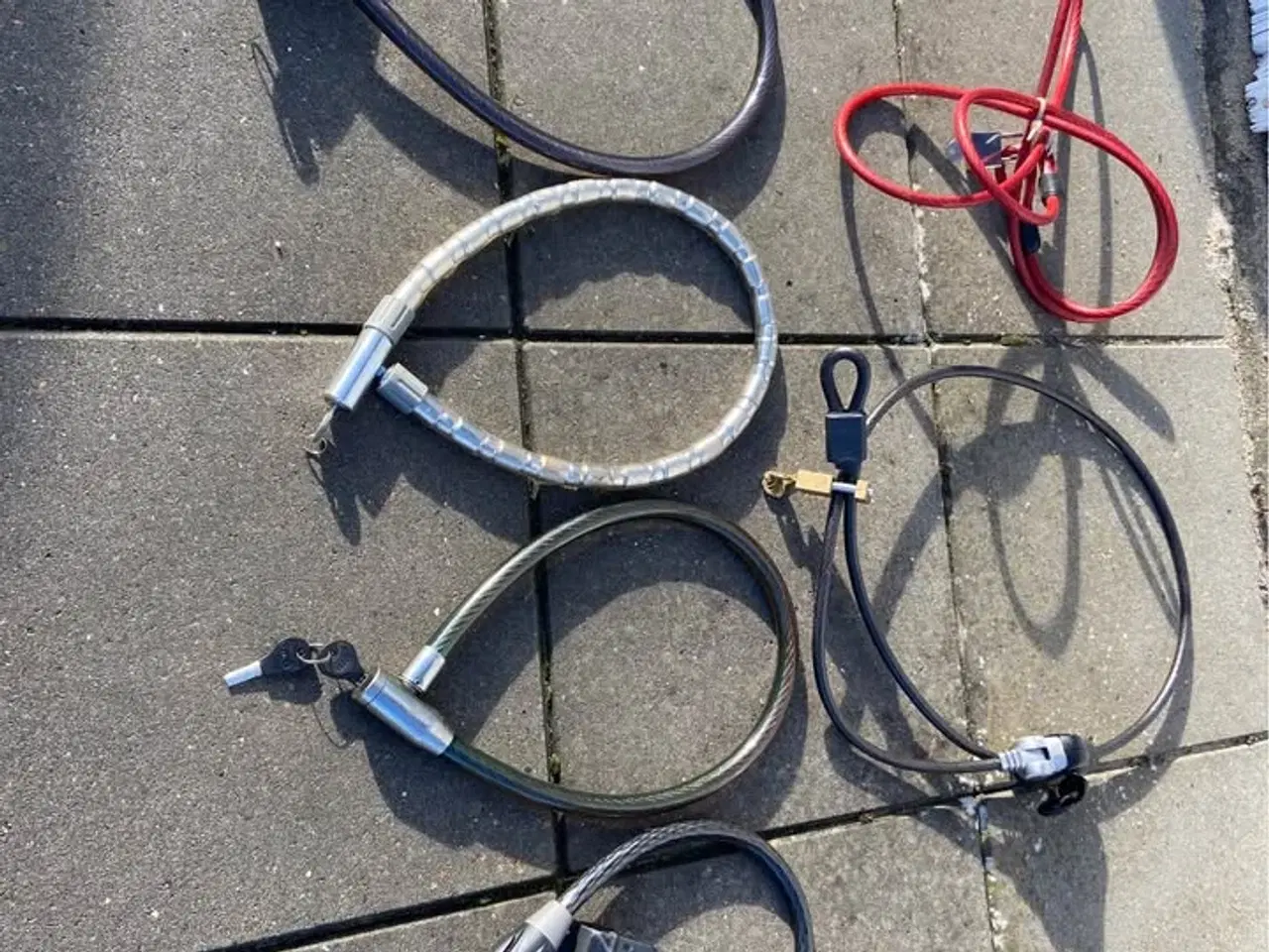 Billede 1 - Ny- Brugt , Cykel / knallert låse sæt