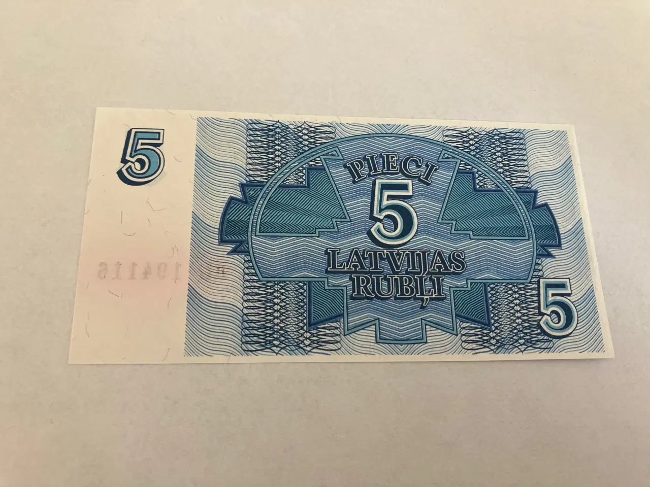 Billede 2 - 5 Rublu Latvia 1992