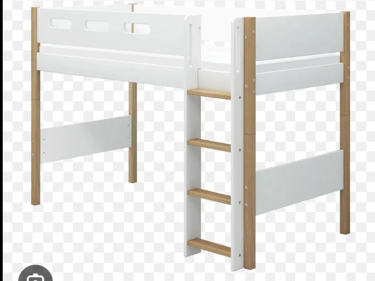 Billede 1 - Flexa mellemhøj seng med stige