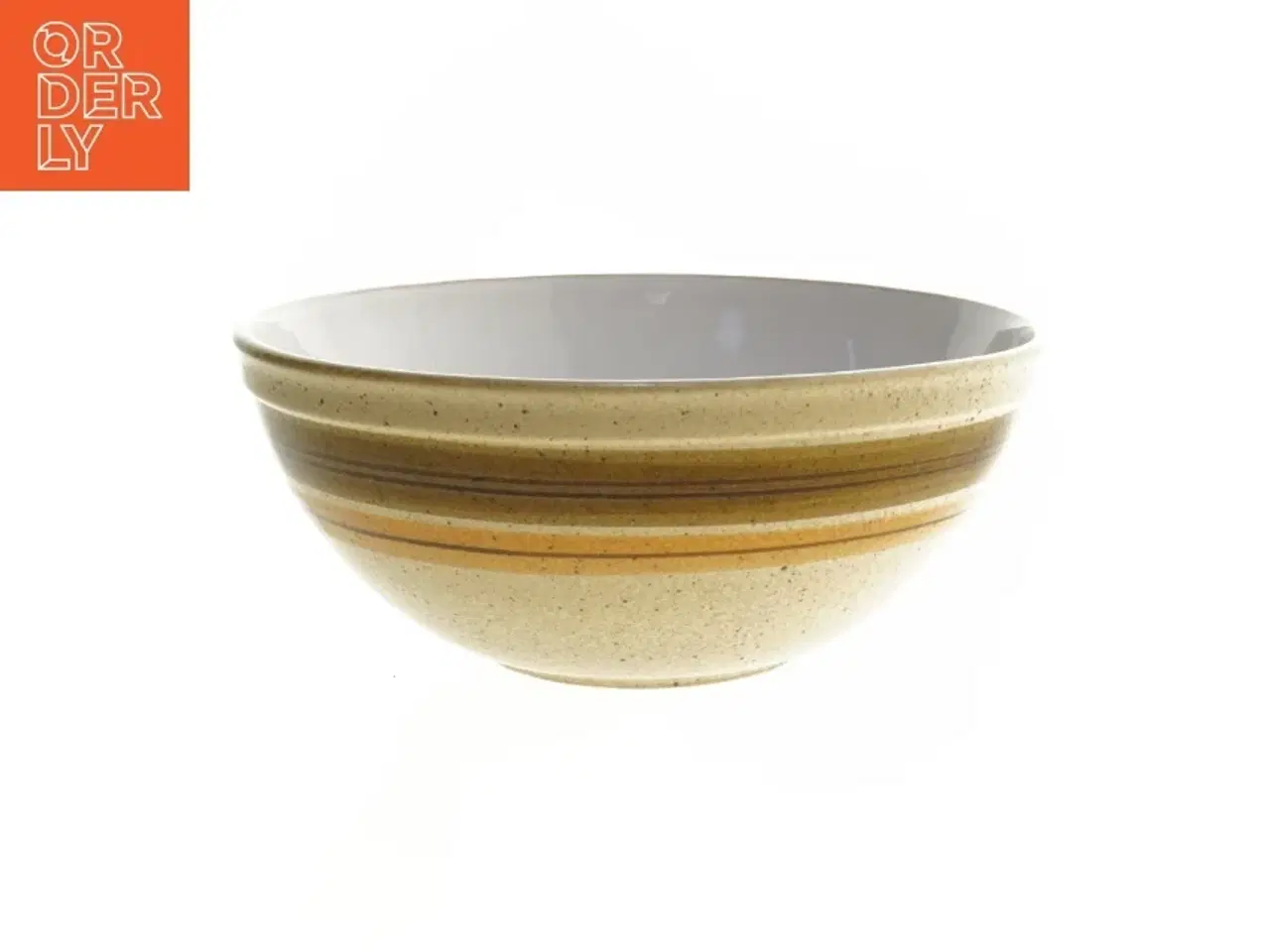 Billede 1 - Skål med striber (str. Ø. 23,5 cm)