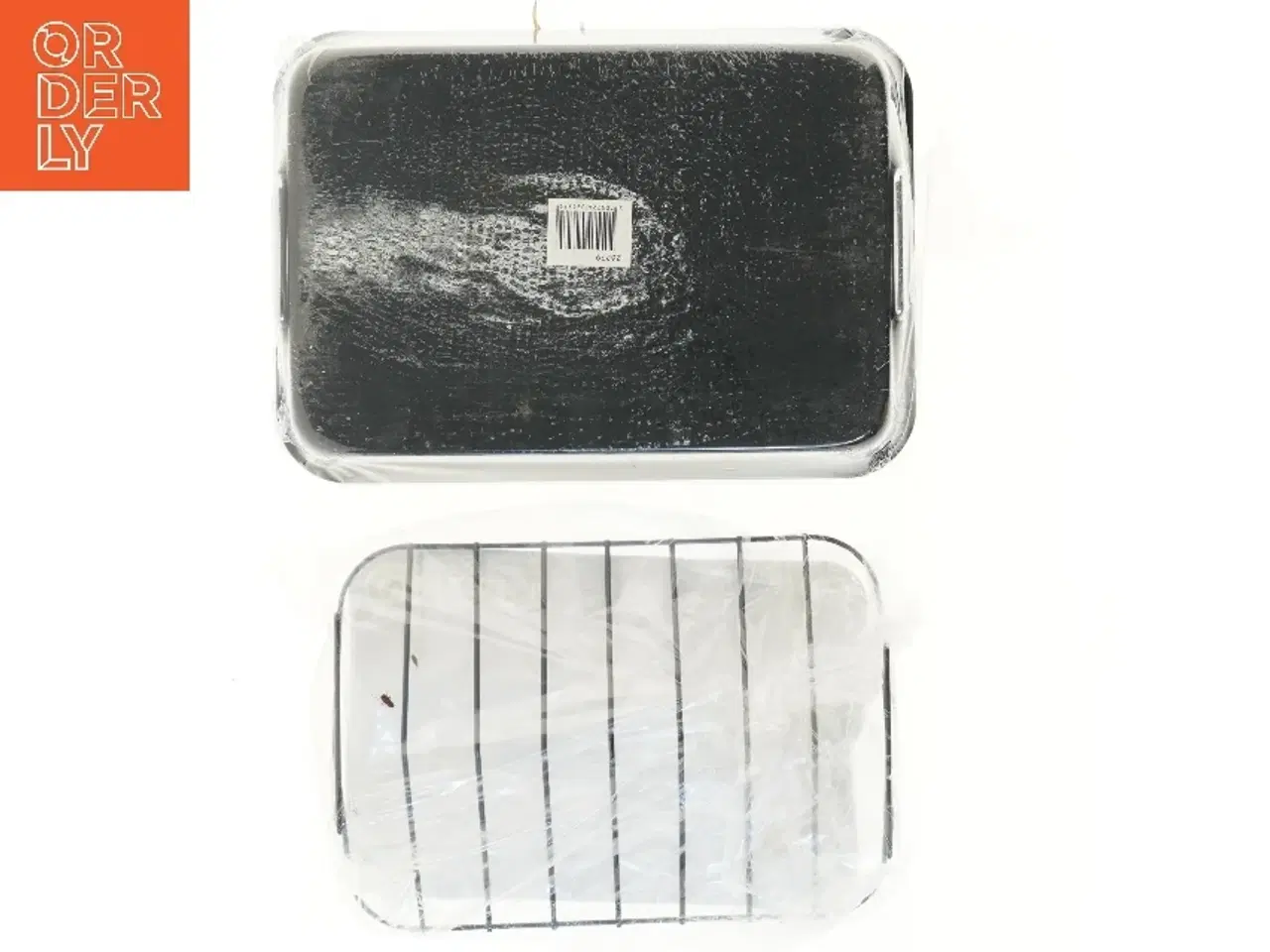 Billede 3 - Bradepande med rist fra Conzept (str. 40x28,5x7,5 cm)