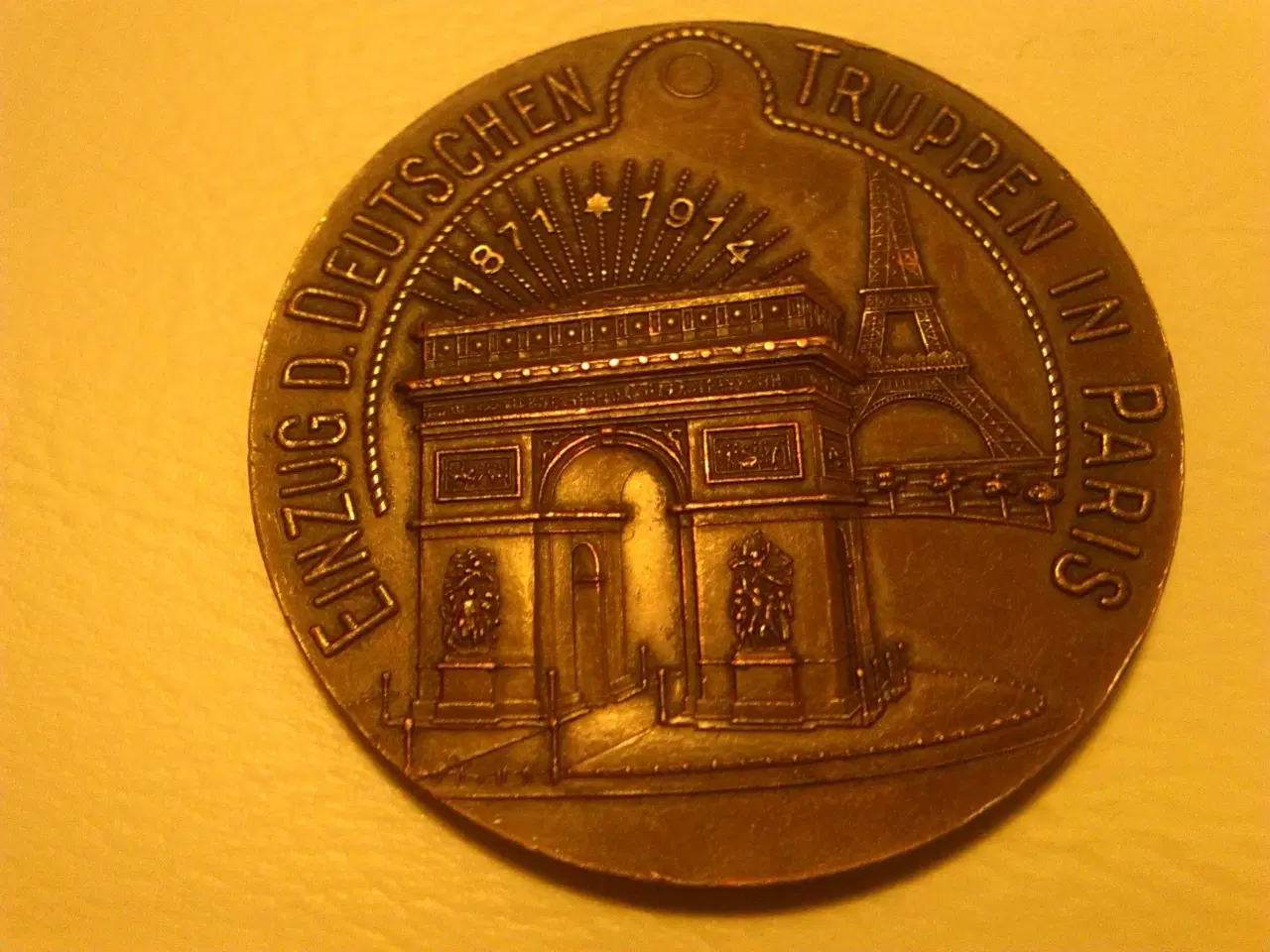 Billede 2 - Bronze medallion