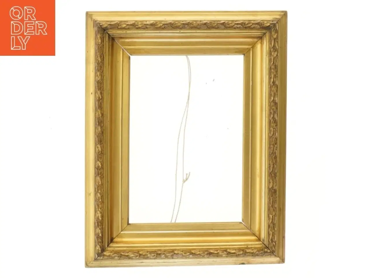 Billede 2 - Guldbelagt billedramme (str. 51x40 cm)
