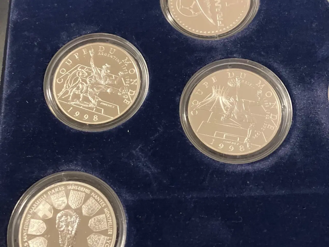Billede 2 - France Coin Set - Coupe du monde football 1998