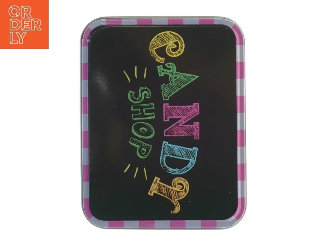 Billede 3 - Metal dåse med Candy Shop design fra Honos (str. 20 x 10 x 13 cm)