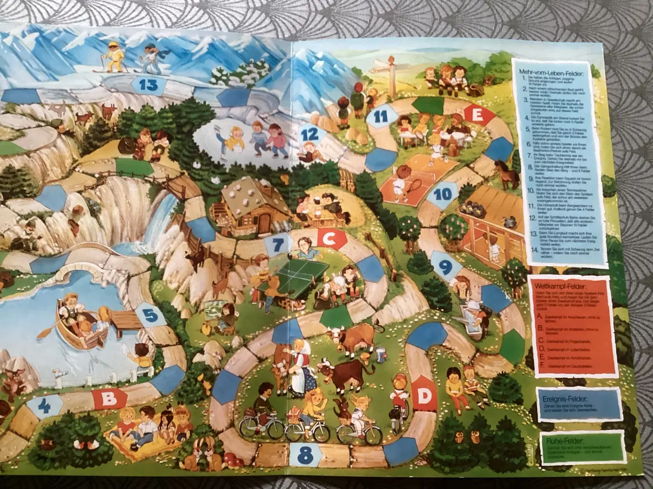 Billede 3 - Brætspil på tysk Das Mehr-vom-Leben-Spiel