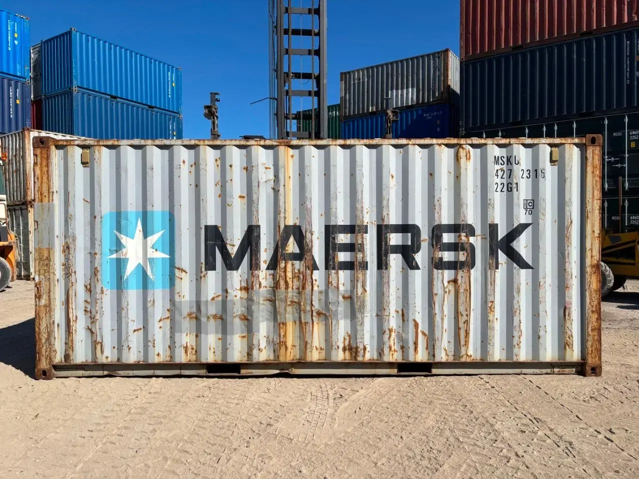 Billede 1 - 20 fods Container- ID: MSKU 427231-6 