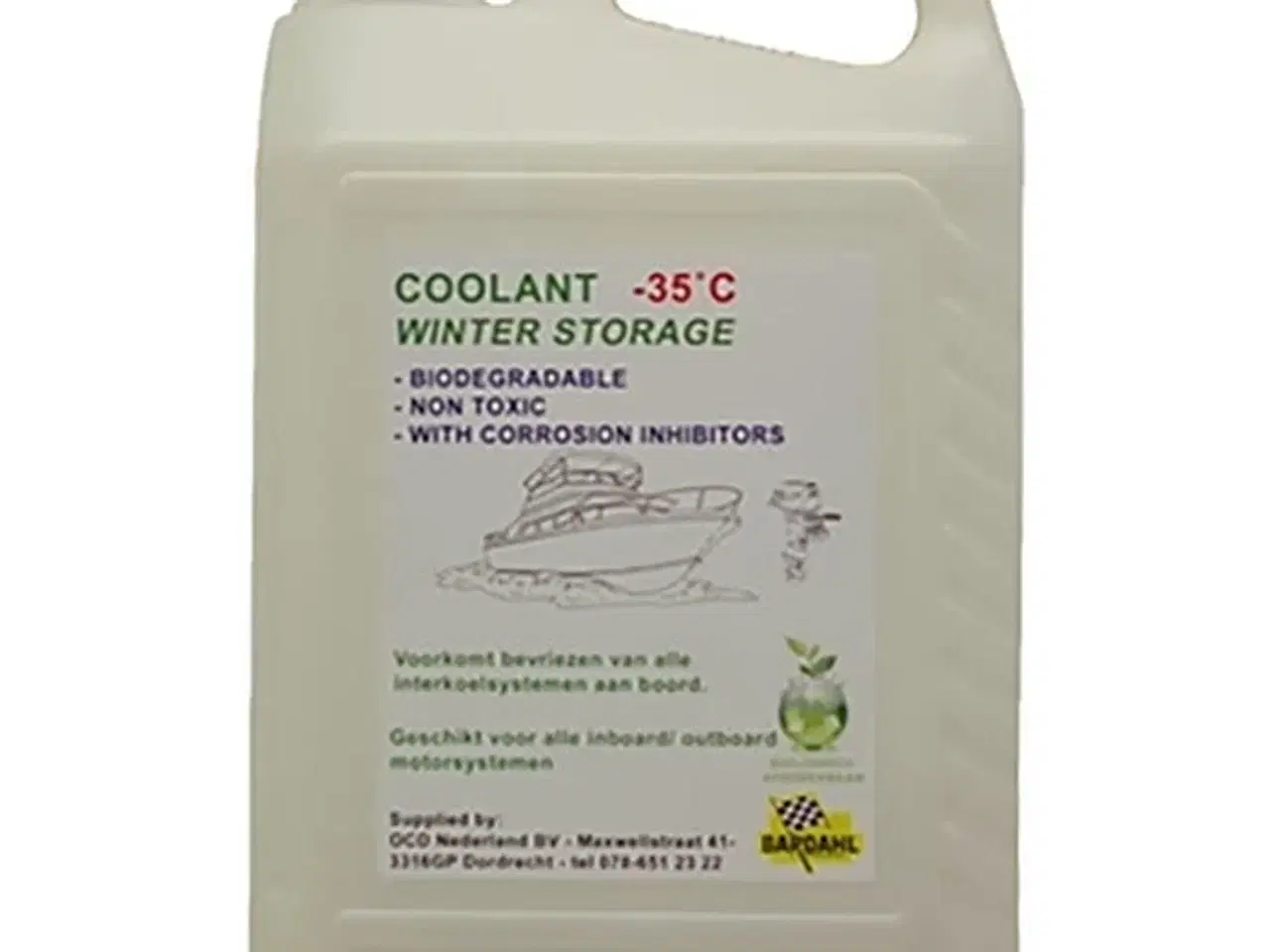 Billede 1 - Bardahl Biologisk Kølervæske -35Gr. 5 Ltr.