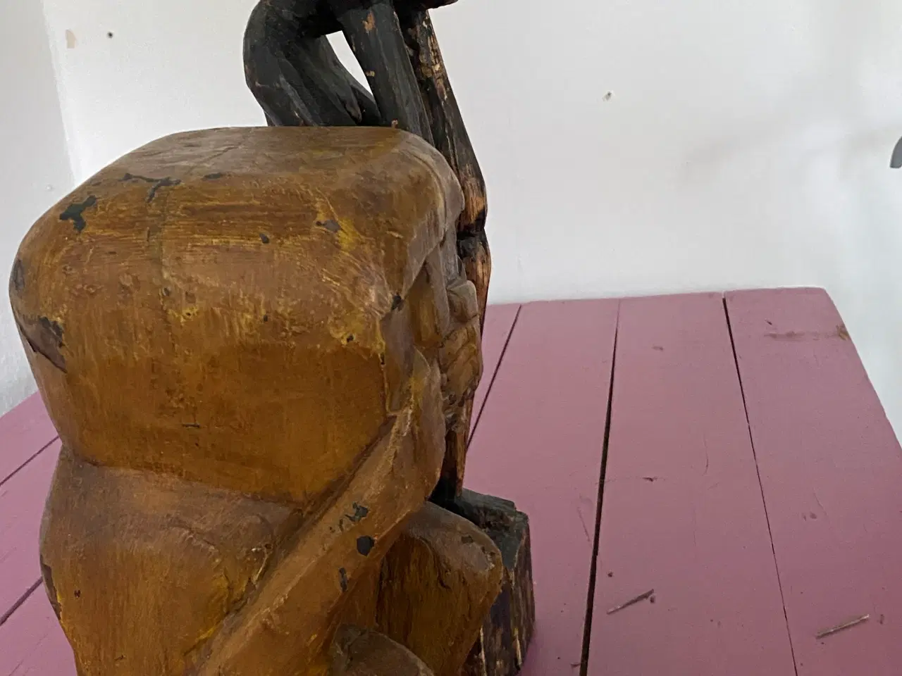 Billede 2 - Træ figurer 2 stk