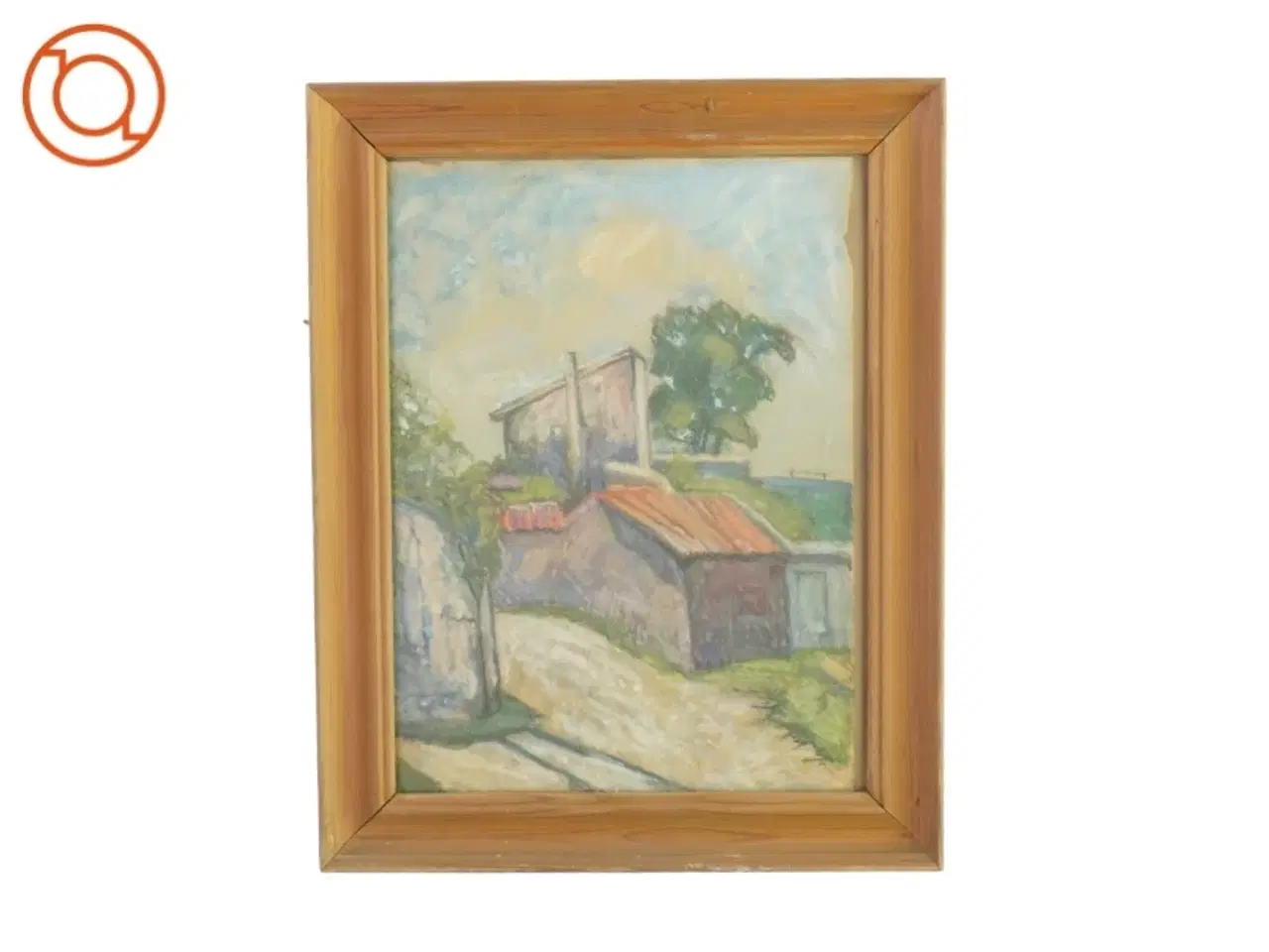 Billede 1 - Billedramme med billede fra Ukendt (str. LB:44x35cm)