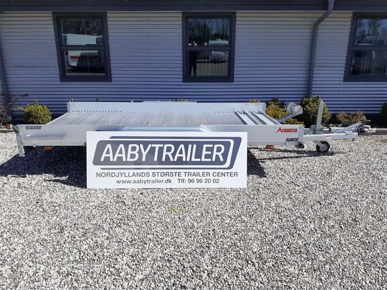 Billede 1 - 0 - Anssems AMT 1500   lille og fix auto/maskintrailer i aluminium.