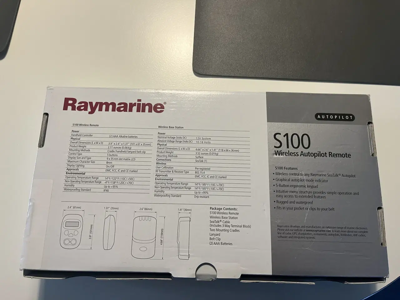 Billede 2 - Raymarine s100 system Trådløs  Autopilot kontrolen