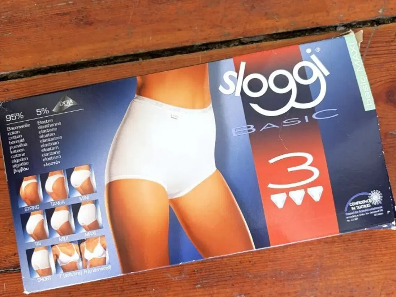 Billede 1 - 3-pak Sloggi basic Maxi str. 44