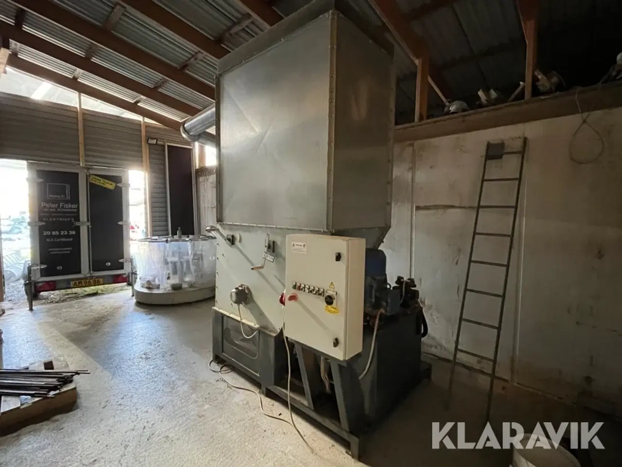Billede 2 - Briketpresser Felder FBP70 med silo og sækkerunddel