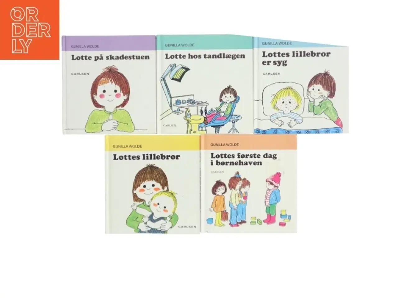 Billede 1 - 5 stk Lotte bøger af Gunilla Wolde (Bog)