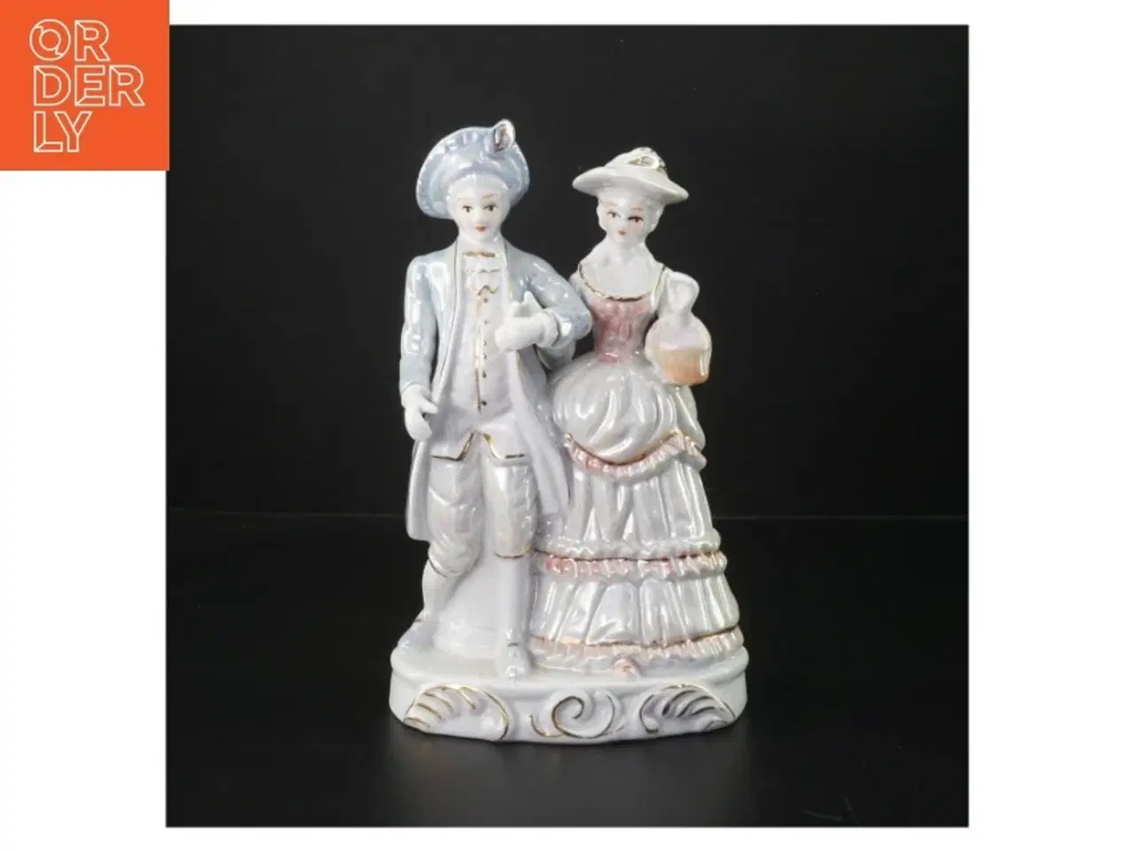 Billede 1 - Porcelænsfigur af par (str. H. 25 cm)